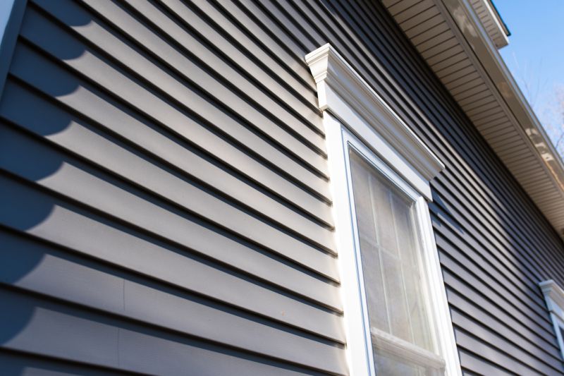 Grey Vinyl Siding Installation